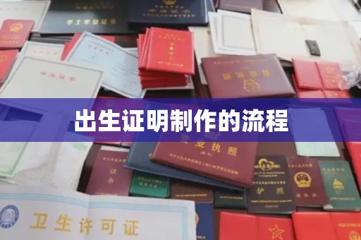 政和出生证明制作的流程