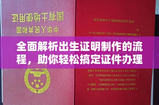 政和全面解析出生证明制作的流程，助你轻松搞定证件办理