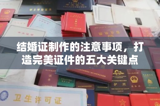 政和结婚证制作的注意事项，打造完美证件的五大关键点