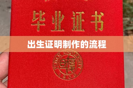 政和出生证明制作的流程
