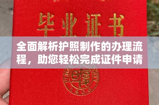 政和全面解析护照制作的办理流程，助您轻松完成证件申请