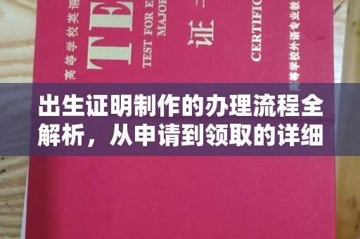 政和出生证明制作的办理流程全解析，从申请到领取的详细指南